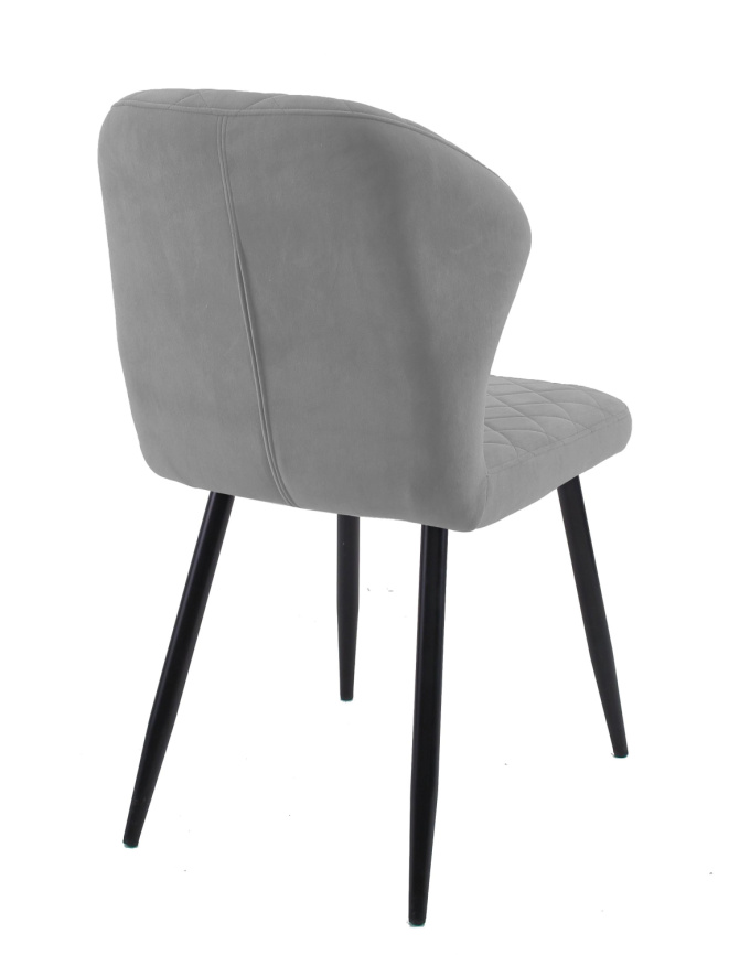 Стул DikLine 239М B22 GREY, ножки черные фото 2