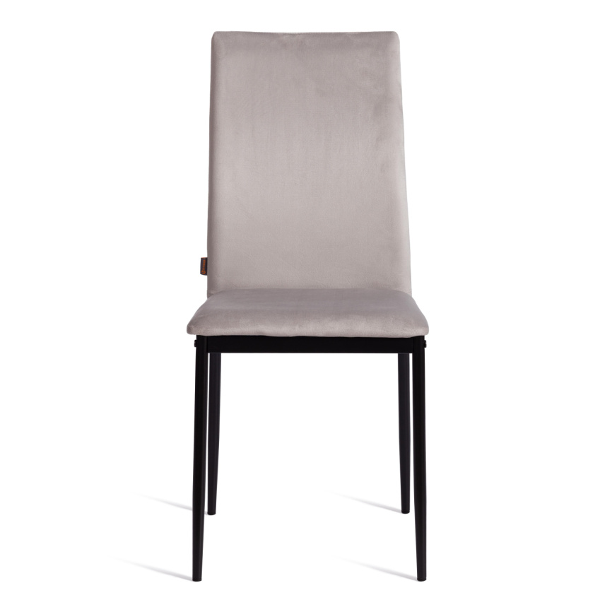 Стул Капри/Capri (мод.BC565-DC) металл, флок, 43х53х92см, светло-серый HLR14/черный фото 6