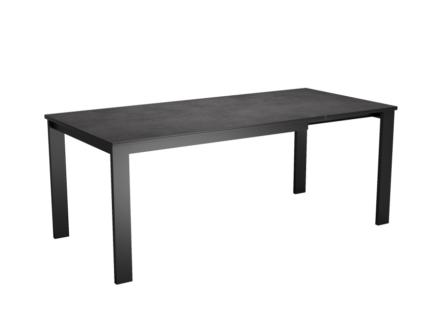 Стол DikLine DKT130 Керамика мрамор Бронза/подстолье черное/опоры черные фото 5