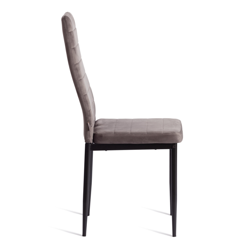 Стул Easy (mod. JSC02-1) металл, флок, 41 х 52 х 96 см, Dark grey (темно-серый) HLR24 / черный фото 7