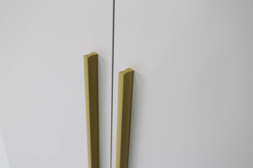 Шкаф Николь-2, Кашемир/Сатиновое золото фото 4