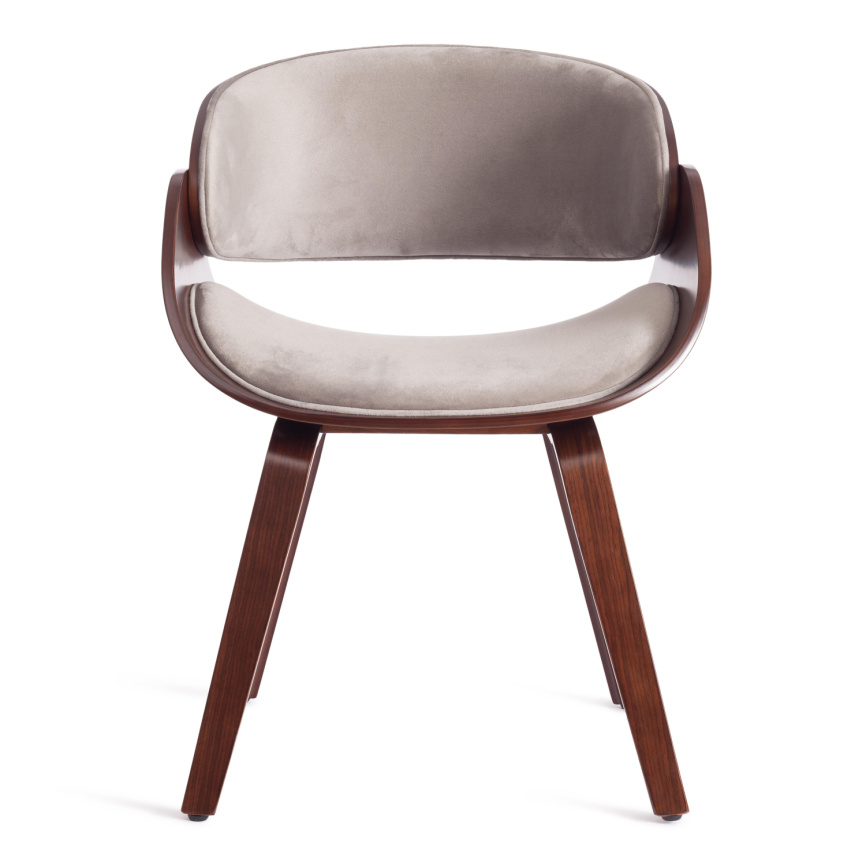 Стул Ландо/Lando (мод.8036) дерево/ткань, 59х53х75см, орех/серый фото 5