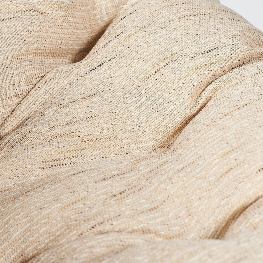 Кресло-качалка Папасан/Papasan (W 23/01 B) /с подушкой/ 115х78х104см, античный черно-коричневый, тка фото 6