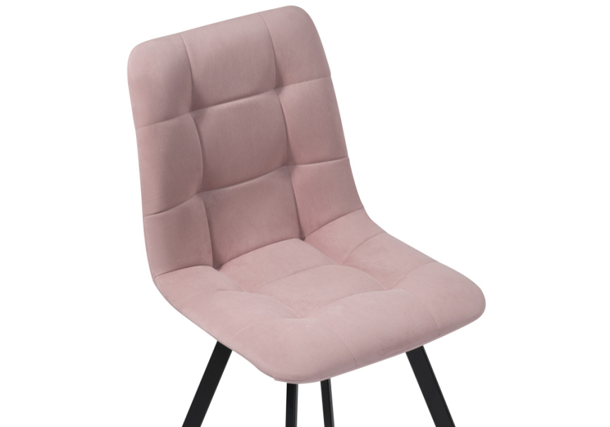 Стул на металлокаркасе Чилли розовый / черный фото 5