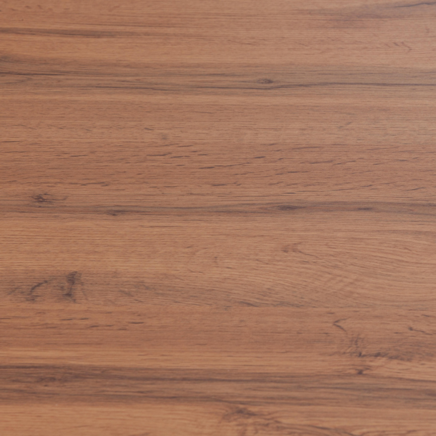 Стол обеденный Манзана/Manzana ЛДСП/HPL/металл, 100-130х100х75см, дуб вотан/чёрный фото 9