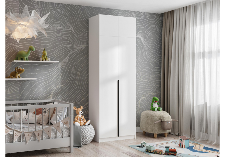 Шкаф Широн 800 белый / белый фото 3