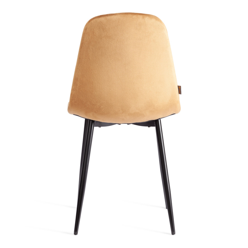 Стул BREEZE (mod. JSC-58) Велюр/металл , 44 х 53 х 86 см, brown (коричневый) HLR12 / черный фото 4