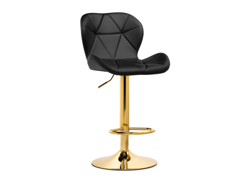 Барный стул Trio black / gold фото 1