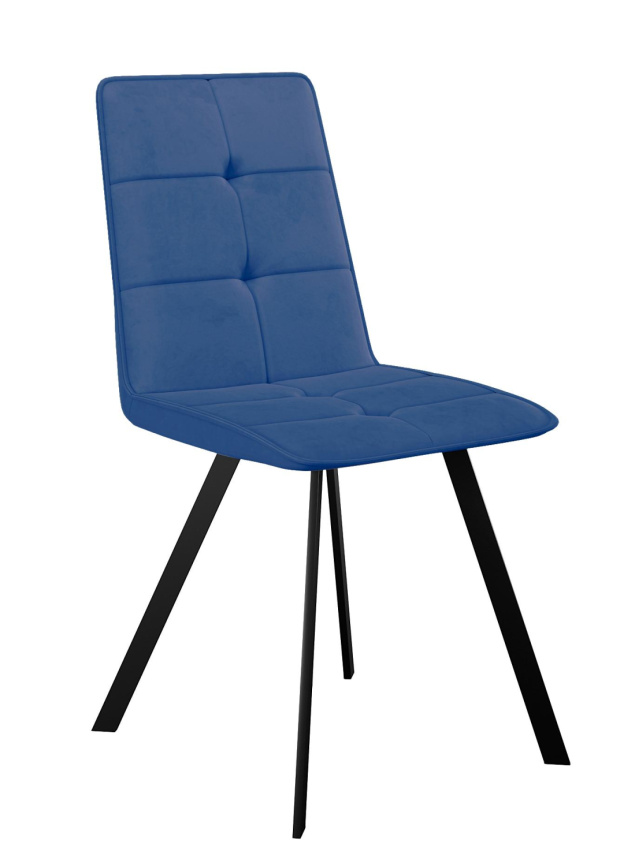 Стул DikLine 280 B8 BLUE, ножки черные фото 1