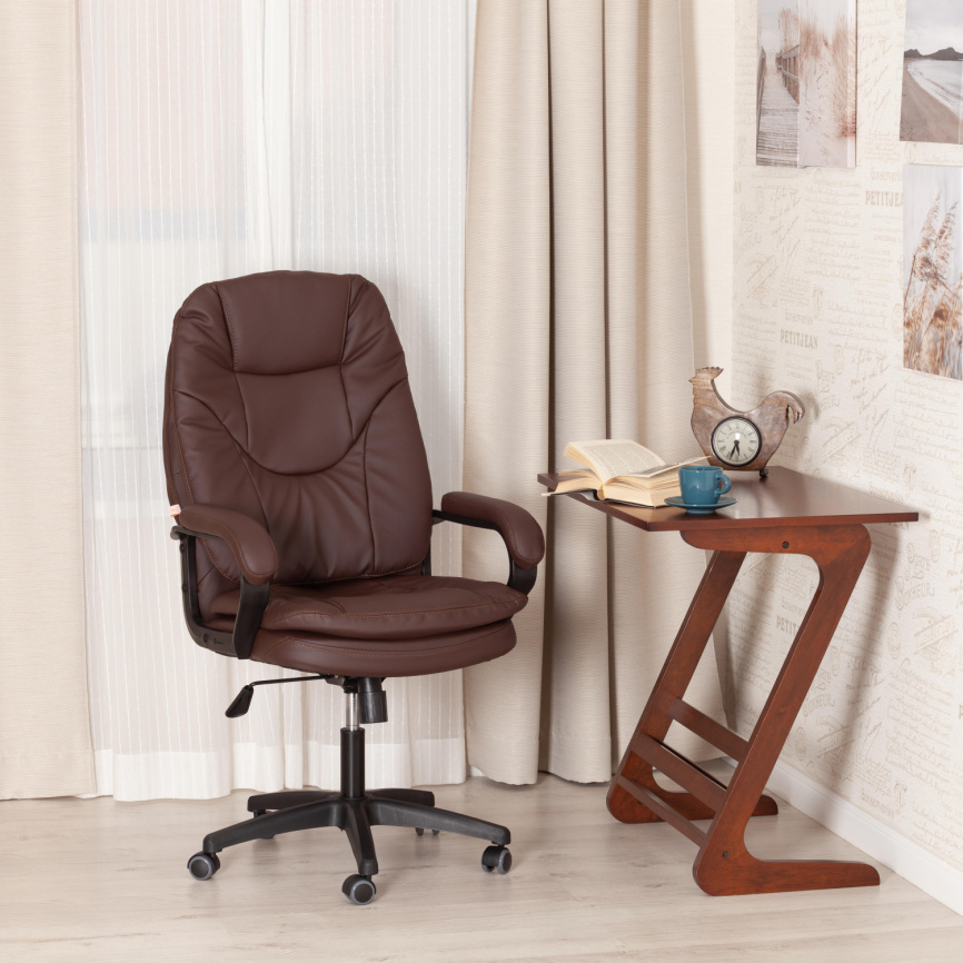 Кресло Комфорт Лт/Comfort Lt (22) кож/зам, коричневый, 36-36 фото 17
