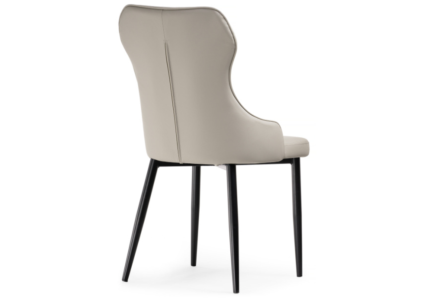 Стул на металлокаркасе Neli beige / black фото 4