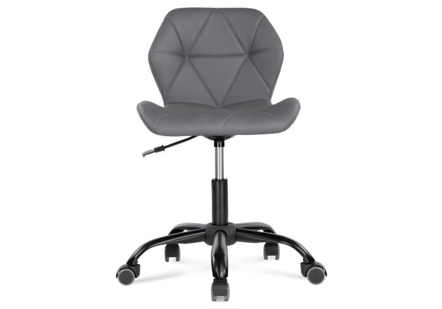 Офисное кресло Вальд экокожа серое фото 3