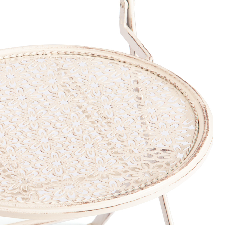 Стул Love Chair (PL08-11140) стальной сплав, античный белый, 40х47,5х94 см фото 4