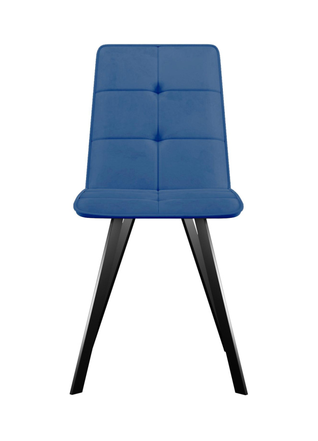 Стул DikLine 280 B8 BLUE, ножки черные фото 3