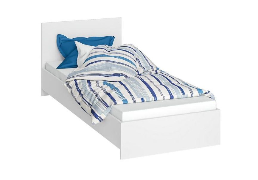 Кровать Адайн 80х200 белое дерево фото 1