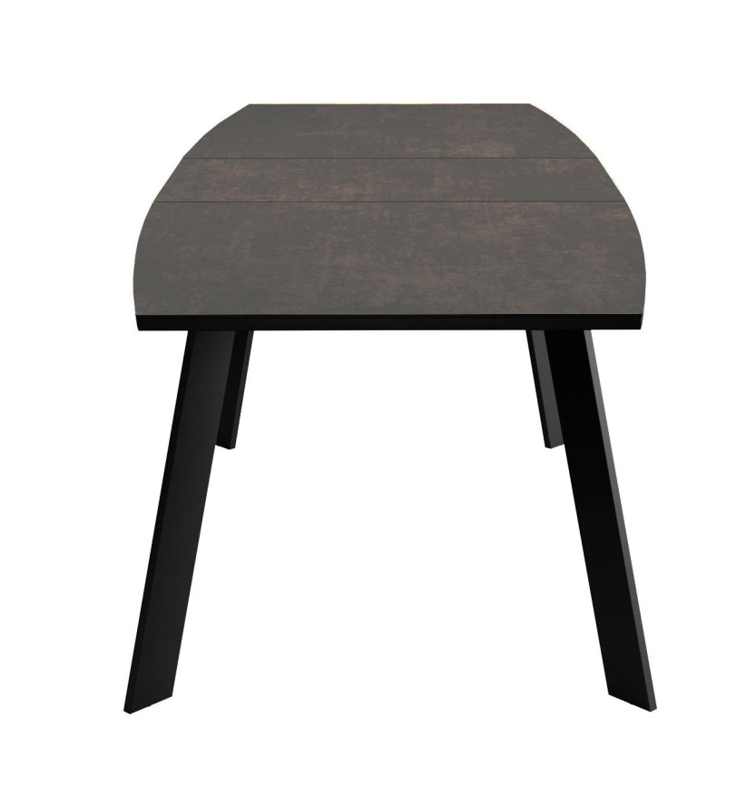 Стол DikLine XL160 Дуб галифакс /опоры черные фото 3