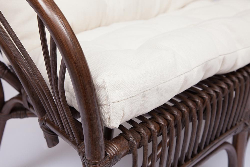 Комплект Нью Богота/New Bogota (диван + 2 кресла + стол со стеклом) /с подушками/ ротанг, кр:61х67х7 фото 9