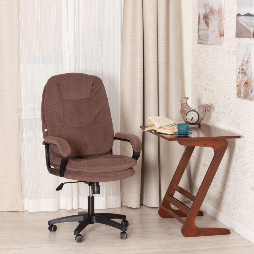 Кресло Комфорт Лт/Comfort Lt (22) флок , коричневый, 6 фото 16
