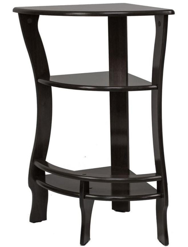 Этажерка угловая "Грейс" (венге ) Вис фото 2