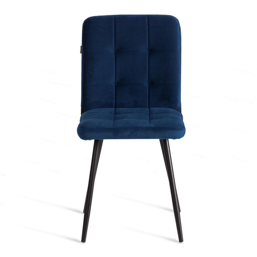 Стул обеденный Medeo LT, велюр, Blue (синий), 45х56х89 см фото 8
