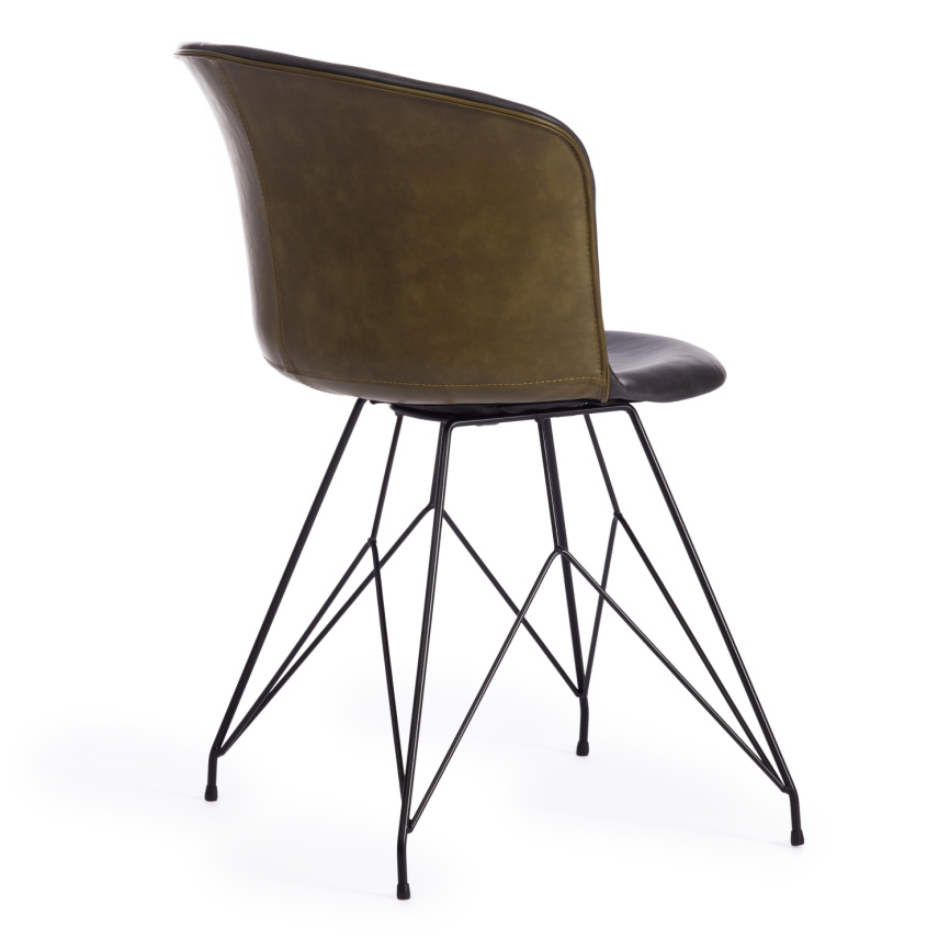 Стул KRANZ (mod. 9322М) / 1 шт. в упаковке экокожа / пластик , 53 х 55 х 45 х 76,5, Grey (Cерый) 7 / фото 3