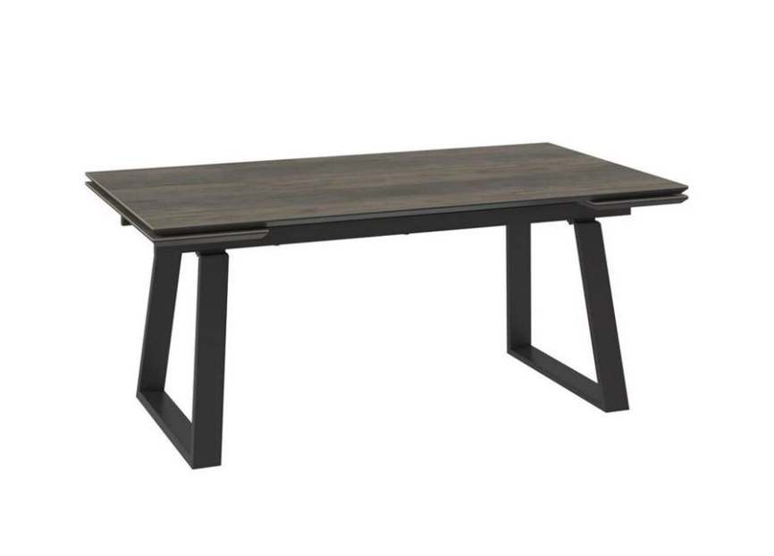 Cтол с керамическим покрытием Chelsy-180 (180+45+45)х98 / OAK VINTAGE PREMIUM CER/ЧЕРНЫЙ) фото 1