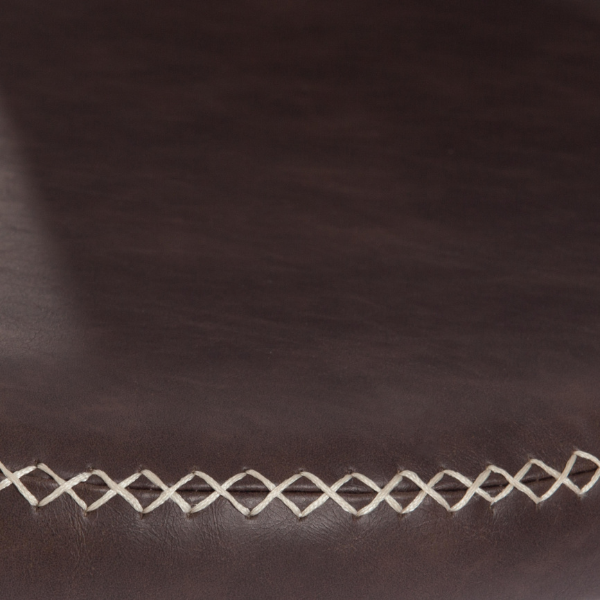 Стул FLAIR (mod. 9020) / 1 шт. в упаковке экокожа/металл, 60 х 56 х 78 см , коричневый 1/черный  фото 9