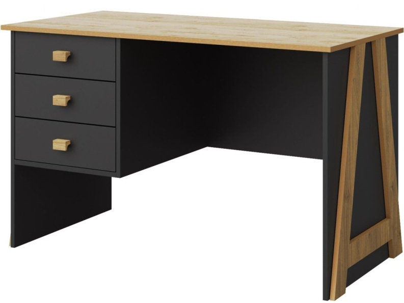 Стол «Скандинавия 3Я» КМК 0905.20, Антрацит/Дуб Наварра фото 1