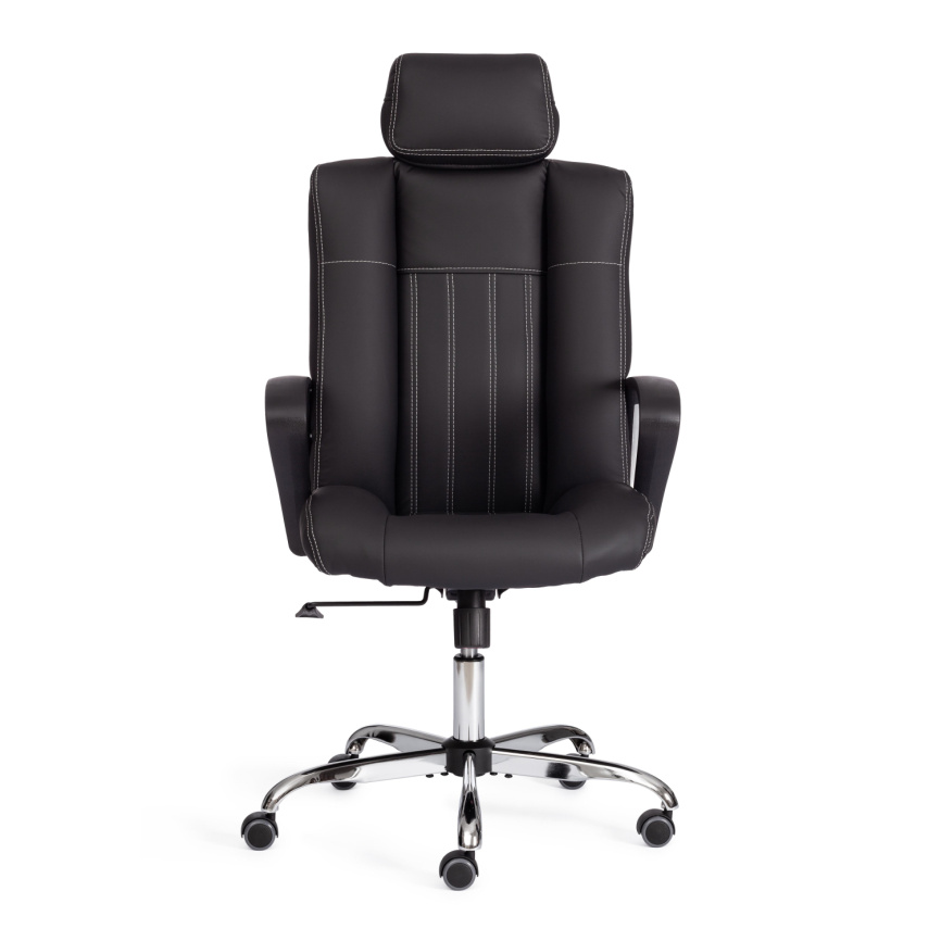 Кресло Оксфорд/Oxford хром кож/зам, черный, 36-6 фото 5