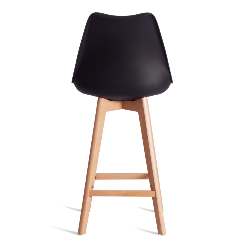 Стул барный TULIP BAR (mod. C1014H-1) / 2 шт. в упаковке пластик/дерево, 42 х 47,5 х 104 см, Black ( фото 6