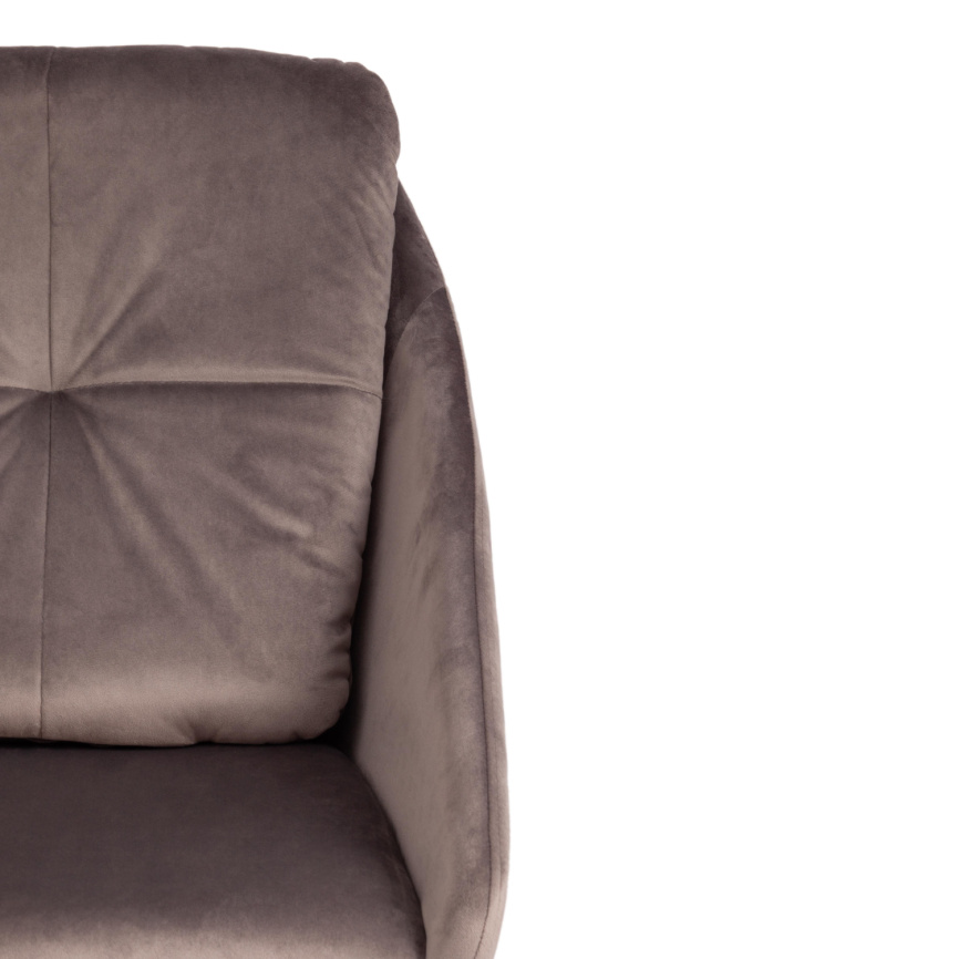 Кресло Star/Стар (мод. CY-1919) вельвет/металл, 68х60х88см, серый /черный фото 6