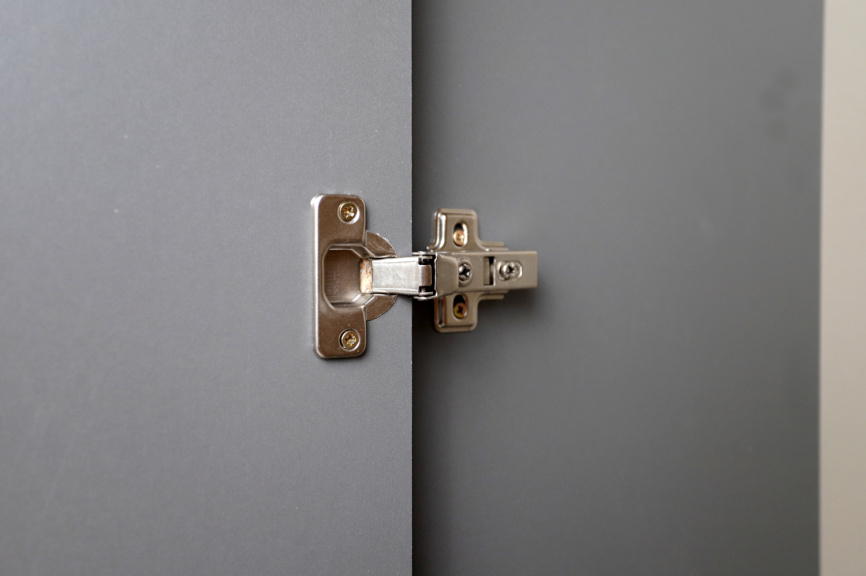 Шкаф ОЛЬГА-ЛОФТ 3, Дуб Крафт Золотой, Темно Серый фото 7