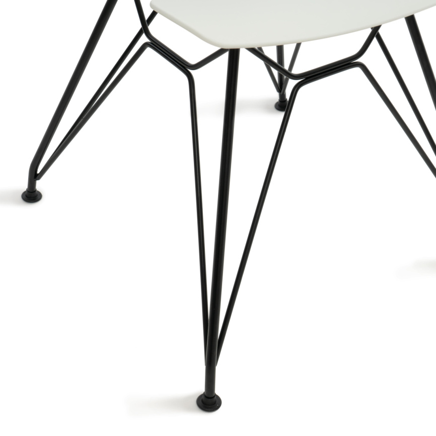 Стул HANSEN (mod. 622N) / 1 шт. в упаковке пластик/металл/эко кожа, 51х47х80 см, высота до сиденья 4 фото 8