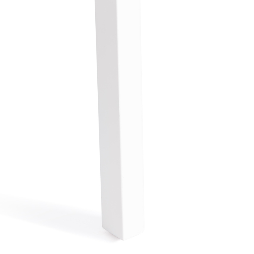 Стол обеденный раздвижной Алигери/Aligery ЛДСП/HPL/опора-массив березы, 130-160х75х75см, мрамор свет фото 12