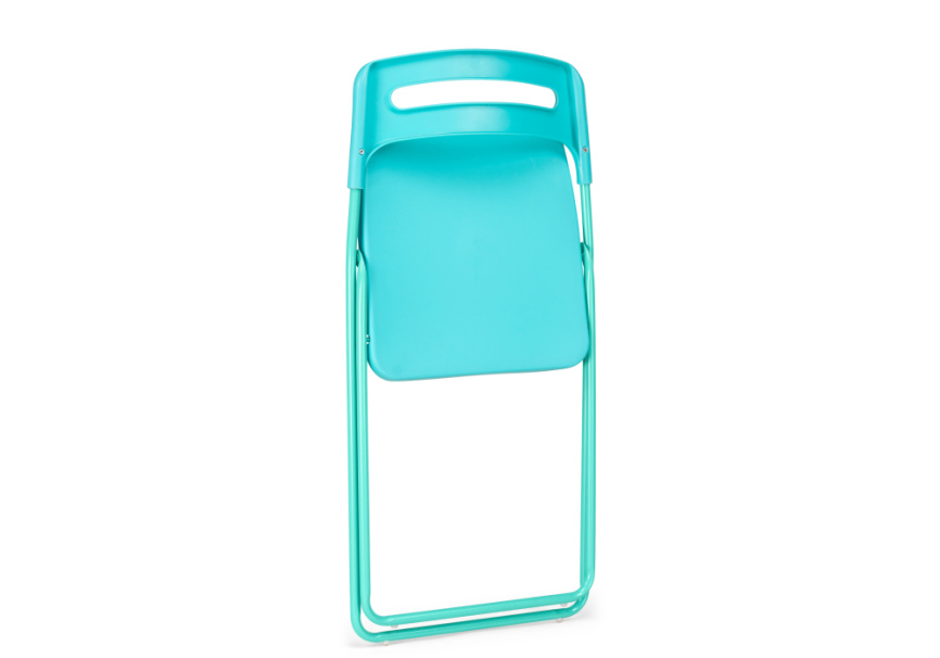 Пластиковый стул Fold складной blue фото 5
