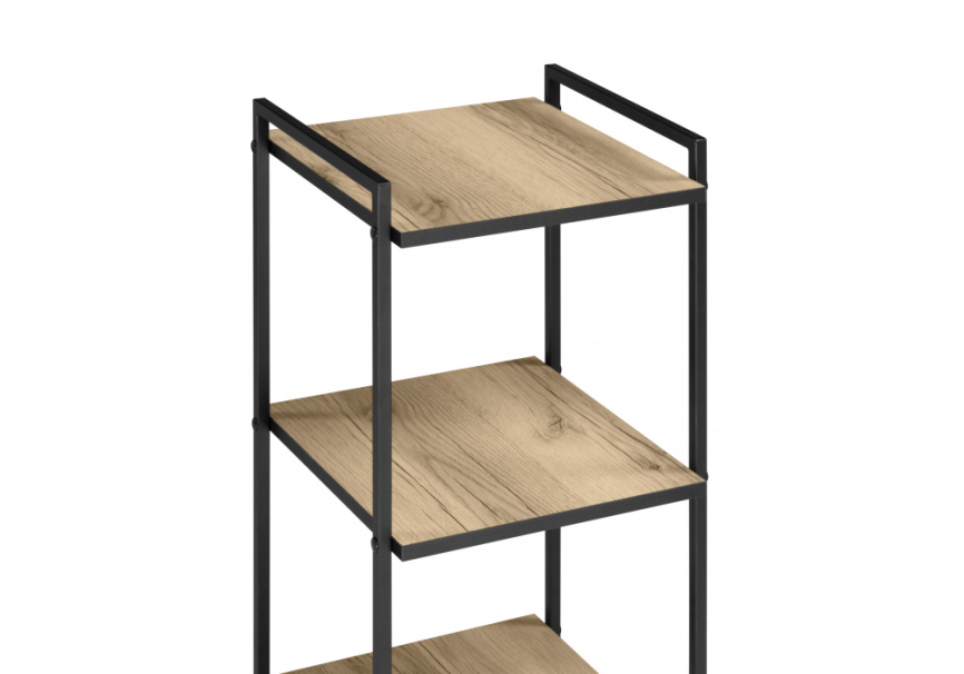 Стеллаж Таймон делано / черный фото 3