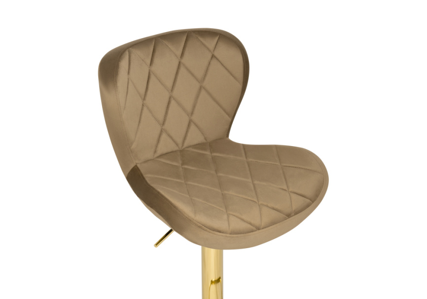 Барный стул Porch dark beige / golden фото 5