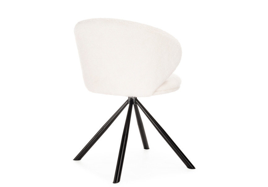 Стул на металлокаркасе Solomon крутящийся white / black фото 5