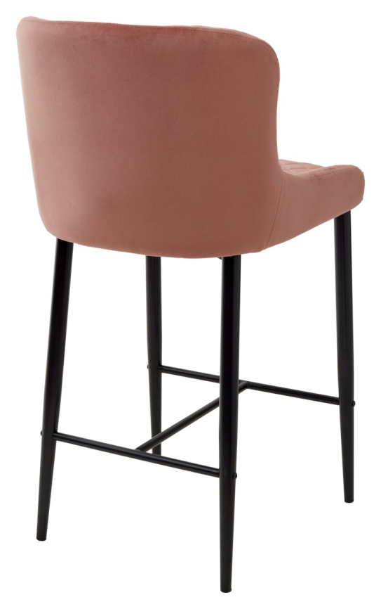 Полубарный стул ARTEMIS BLUVEL-52 PINK (H=65cm), велюр М-City фото 10