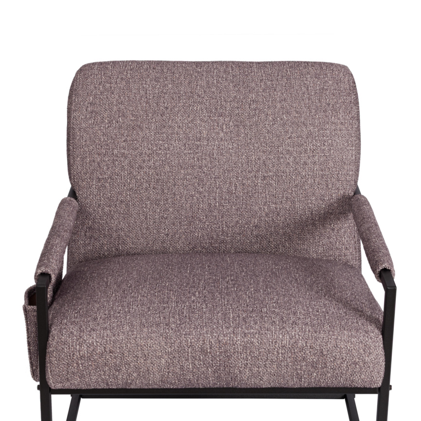 Кресло Charli LUX/Чарли Люкс велюр/букле, VT shape wood rose, 70х80х82 см фото 2