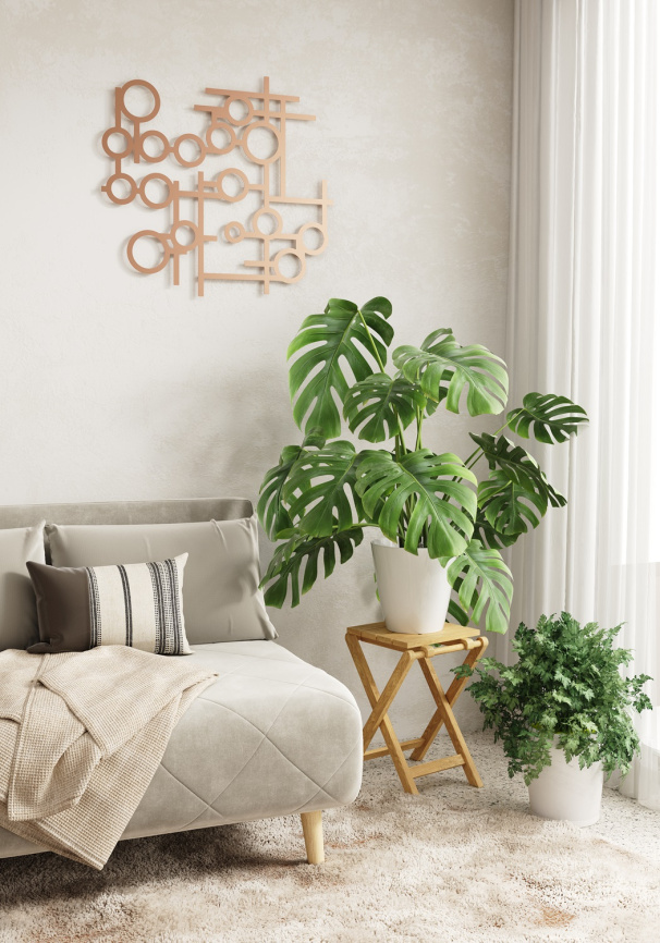 Панно Геометрия П7, Бронза фото 4