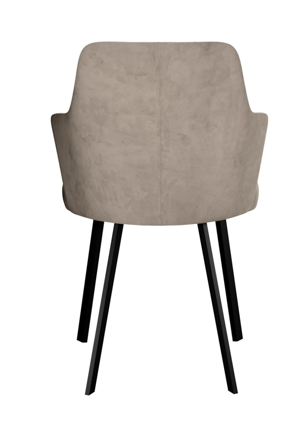 Стул DikLine 245 поворотный, К4 капучино, ножки черные фото 2