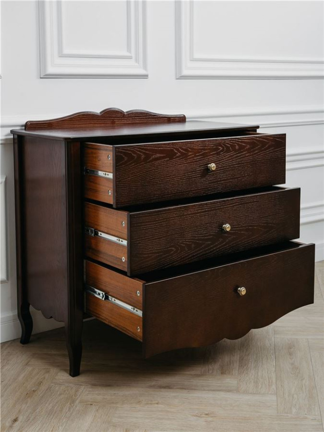 Комод "Версаль" 3 ящика (орех) фото 2