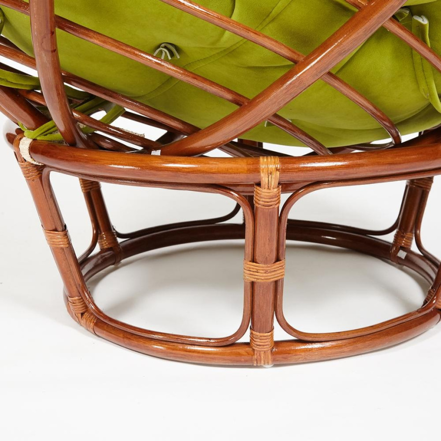 Кресло Папасан/Papasan (23/01 W) /с подушкой и ремешками/ диаметр подушки 125см, 115х101х104см, пека фото 9