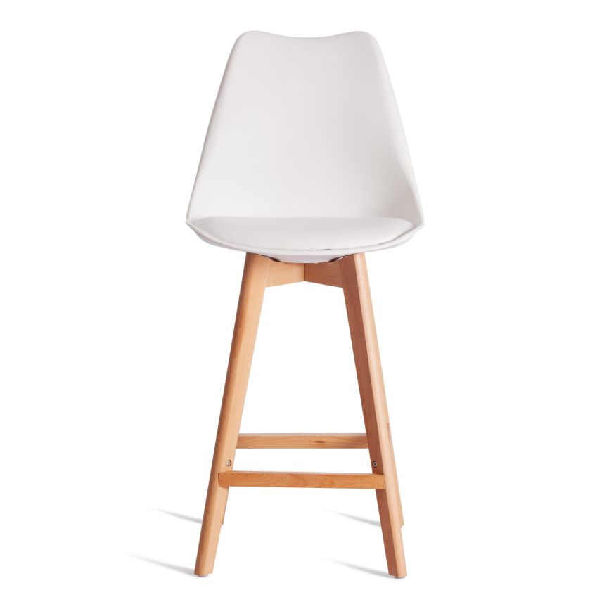 Стул барный TULIP BAR (mod. C1014H-1) / 2 шт. в упаковке пластик/дерево, 42 х 47,5 х 104 см, White ( фото 7