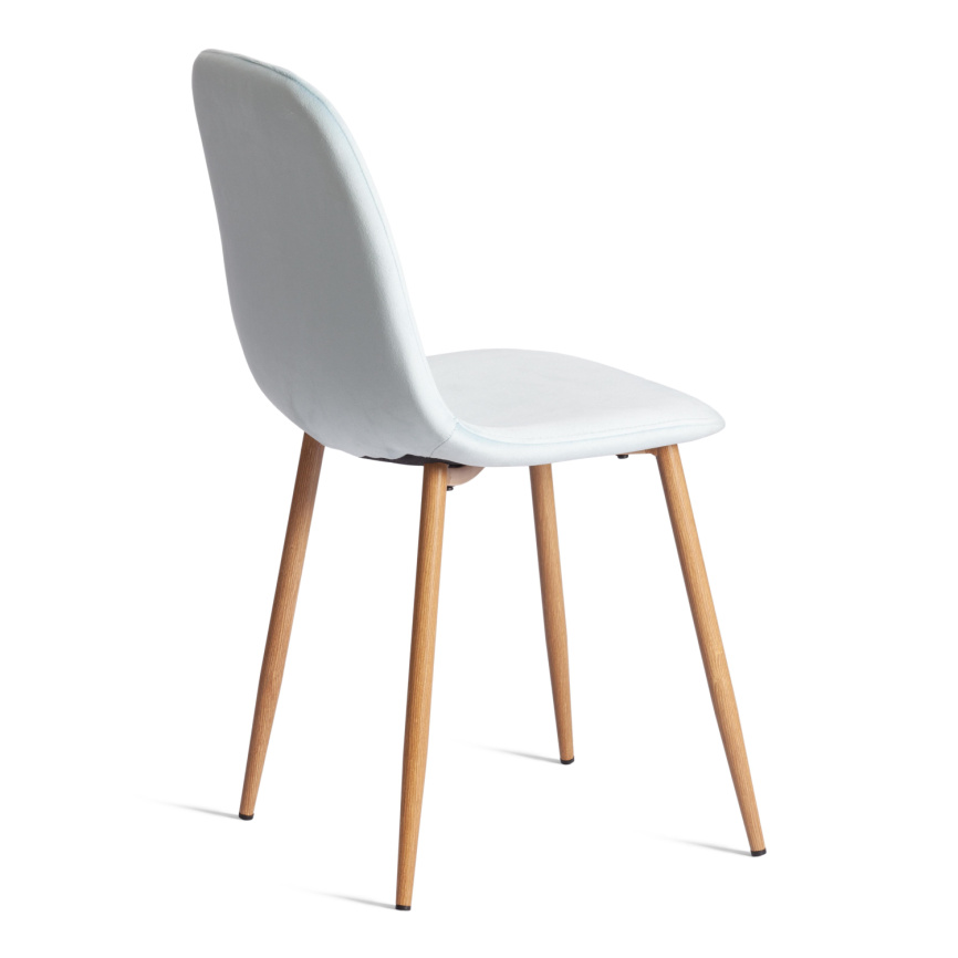 Стул BREEZE (mod. 4724) Велюр/металл , 44 х 53 х 87 см, Aquamarine (аквамарин) HLR16 / натуральный фото 10