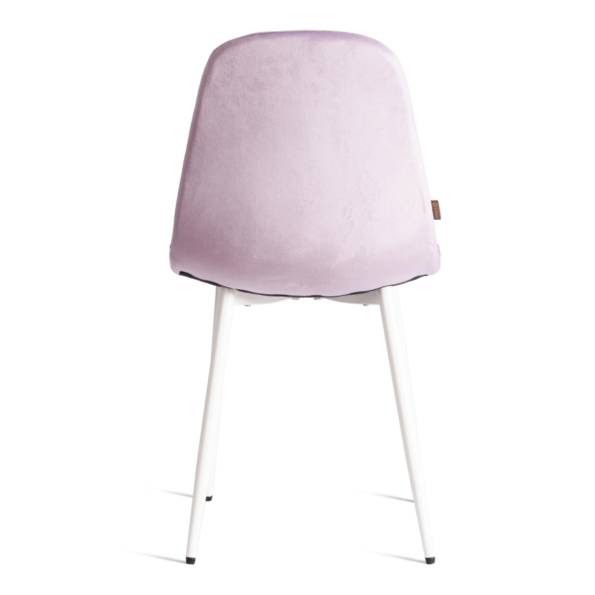 Стул Бриз/Breeze (мод.JSC-58) велюр/металл, 44х53х86см, лавандовый HLR26/белый фото 4