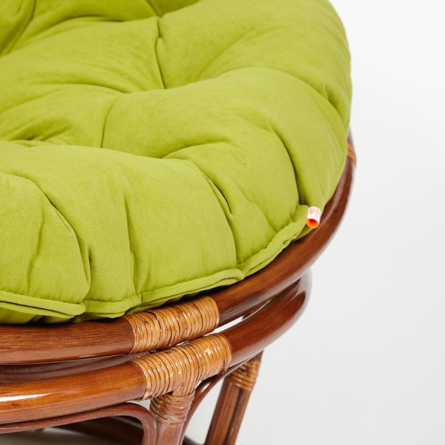 Кресло Папасан/Papasan (23/01 W) /с подушкой и ремешками/ диаметр подушки 125см, 115х101х104см, пека фото 4