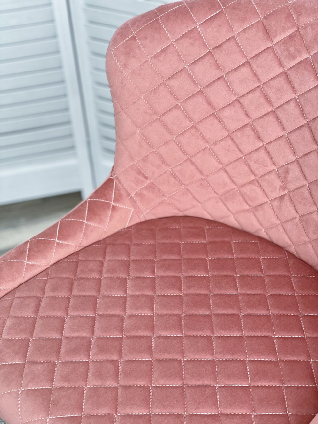 Полубарный стул ARTEMIS BLUVEL-52 PINK (H=65cm), велюр М-City фото 5