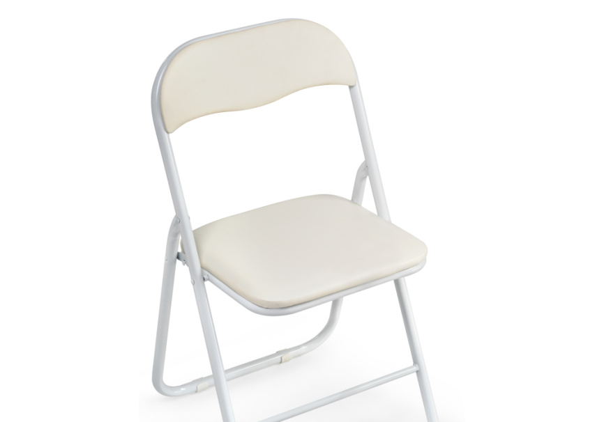 Стул на металлокаркасе Fold 1 складной beige / white фото 5